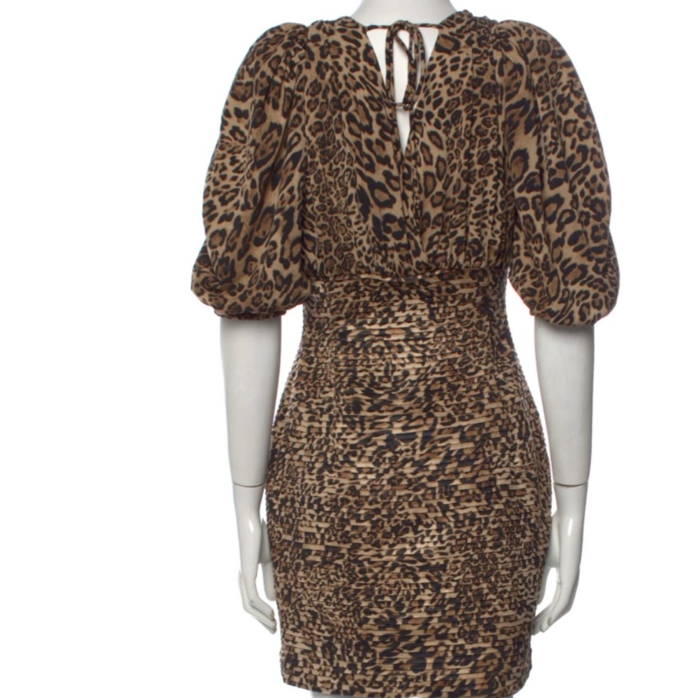 Ronny Kobo - Animal Print Mini Dress - Sz M - Picture 3 of 3